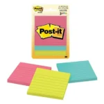 NOTAS ADHESIVAS POST-IT JAIPUR RAYADA 3 X 3 3 PAQUETE CON 50 HOJAS