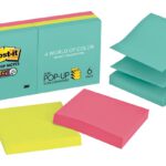 NOTAS ADHESIVAS POST-IT POP UP R330-6SSMIAMI 6 PAQUETES DE 90 HOJAS