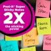NOTAS ADHESIVAS POST-IT SUPER STICKY 622-8SSJOY 2X2 8 PAQUETES CON 90 HOJAS