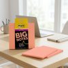 NOTAS ADHESIVAS POST-IT SUPER STICKY BIG NOTES PAPAYA FIZZ 8X8 PULGADAS BLOC CON 30 HOJAS BN-8PFZ