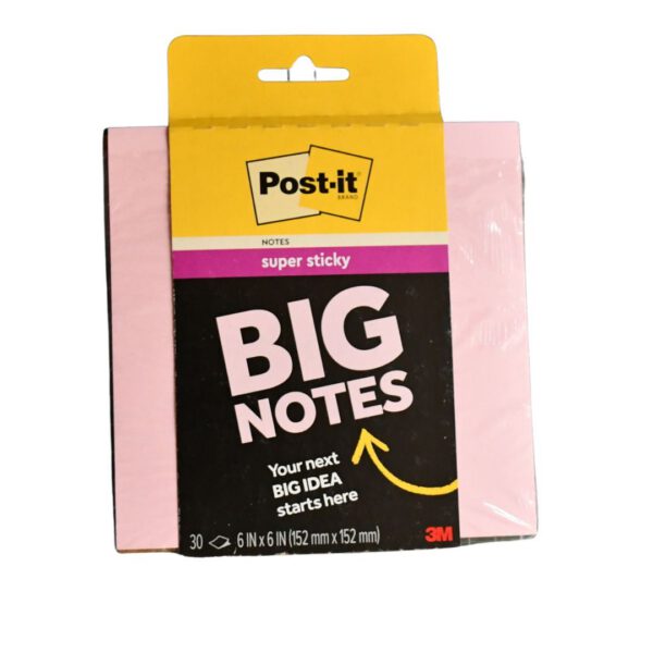 NOTAS-ADHESIVAS-POST-IT-SUPER-STICKY-BIG-NOTES-PINK-SALT-6X6-PULGADAS-BLOC-CON-30-HOJAS-BN-6PNK_B090-278_15 NOTAS ADHESIVAS POST-IT SUPER STICKY BIG NOTES PINK SALT 6X6 PULGADAS BLOC CON 30 HOJAS BN-6PNK