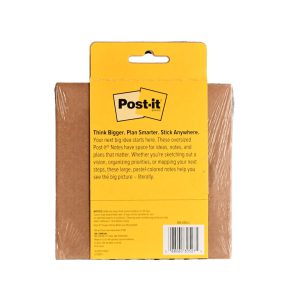 NOTAS ADHESIVAS POST-IT SUPER STICKY BIG NOTES PINK SALT 6X6 PULGADAS BLOC CON 30 HOJAS BN-6PNK