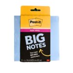 NOTAS ADHESIVAS POST-IT SUPER STICKY BIG NOTES WASHED DENIM 6X6 PULGADAS BLOC CON 30 HOJAS BN-6BLU