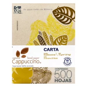 PAPEL-CAPPUCCINO-100PORCIENTO-RECICLADO-TAMANO-CARTA-75GR-PAQUETE-CON-500-HOJAS_P109-062_1 PAPEL CAPPUCCINO 100% RECICLADO TAMAÑO CARTA 75GR PAQUETE CON 500 HOJAS