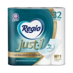 PAPEL HIGIENICO REGIO JUST CON 32 ROLLOS