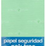 PAPEL SEGURIDAD OFICIO VERDE OBSCURO CON 100 HOJAS