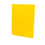 PASTA LISA 14 PUNTOS AMARILLO CARTA PAQUETE CON 25 JUEGOS