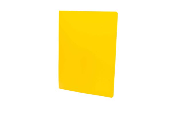 PASTA LISA 14 PUNTOS AMARILLO CARTA PAQUETE CON 25 JUEGOS