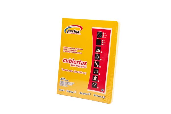 PASTA LISA 14 PUNTOS AMARILLO CARTA PAQUETE CON 25 JUEGOS