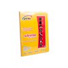 PASTA LISA 14 PUNTOS AMARILLO CARTA PAQUETE CON 25 JUEGOS