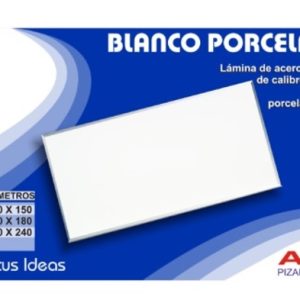 PIZARRON BLANCO PORCELANIZADO .40 X .60 CM