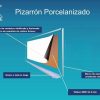 PIZARRON BLANCO PORCELANIZADO 0.90 X 1.20 MT
