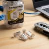 PLUG MODULAR LINKED PRO RJ45 CAT5e BLINDADO POR PIEZA