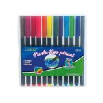 PLUMON PUNTA PINCEL COLORES SURTIDOS CON 12 PIEZAS