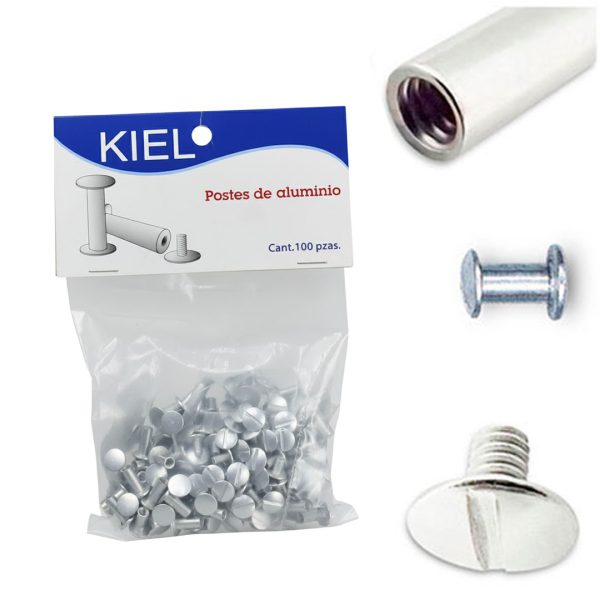 POSTE-PARA-ARCHIVO-DE-ALUMINIO-KIEL-12MM-1-2-PULGADAS-CON-100-PIEZAS_P625-029_2 POSTE PARA ARCHIVO DE ALUMINIO KIEL 12MM 1/2 PULGADAS CON 100 PIEZAS
