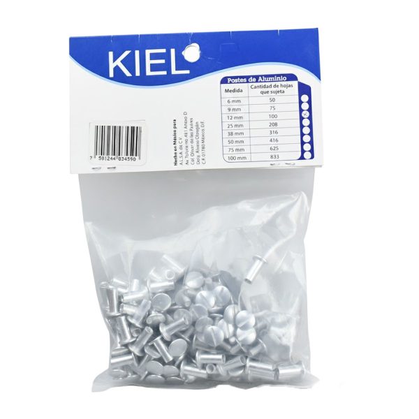 POSTE-PARA-ARCHIVO-DE-ALUMINIO-KIEL-12MM-1-2-PULGADAS-CON-100-PIEZAS_P625-029_3 POSTE PARA ARCHIVO DE ALUMINIO KIEL 12MM 1/2 PULGADAS CON 100 PIEZAS