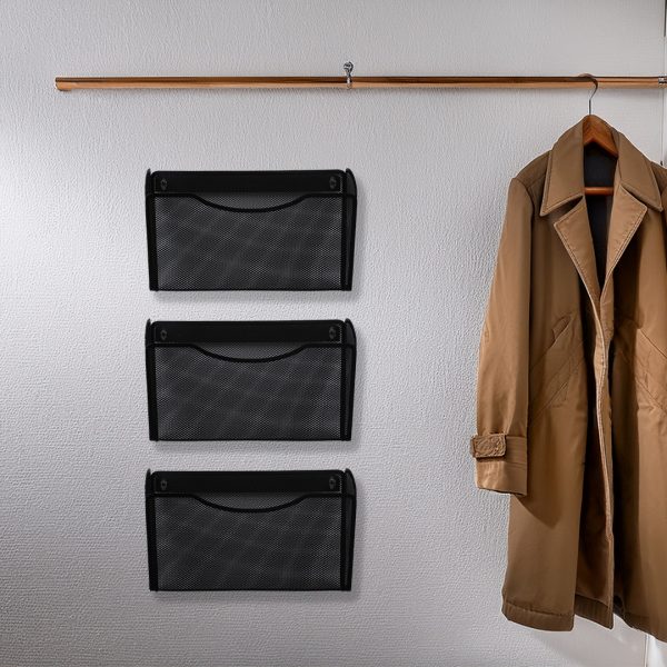 REVISTERO DE PARED MALLA METALICA MEDIDAS 34.5X21.5X8.8 CM NE-164P3