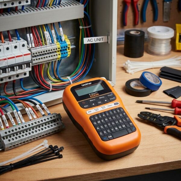 ROTULADOR INDUSTRIAL BROTHER PTE110 PARA INSTALACIONES Y CABLEADO