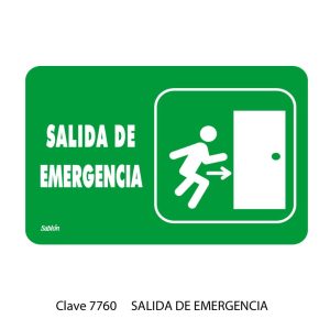 SENALIZACION-PLACA-RIGIDA-SALIDA-DE-MERGENCIA-35-CM-x-24-CM_S020-049_1 SEÑALIZACION PLACA RIGIDA SALIDA DE MERGENCIA 35 CM x 24 CM