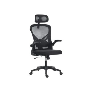 SILLA DE OFICINA ACTECK FLUX BASE EC343HR ERGONÓMICA NEGRO AC-943338