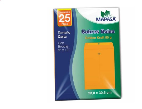 SOBRE-BOLSA-MANILA-CON-BROCHE-9-X-12-TAMANO-CARTA-CON-25-PZS_S107-006_1 SOBRE BOLSA MANILA CON BROCHE 9 X 12" TAMAÑO CARTA CON 25 PZS