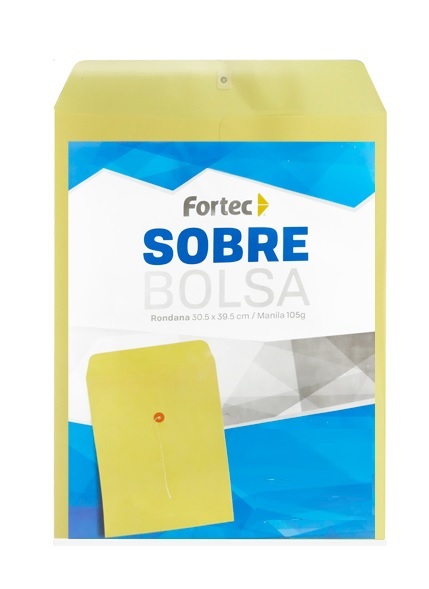 SOBRE BOLSA MANILA CON HILO MINISTRO DE 30.5 CM X 39.5 CM