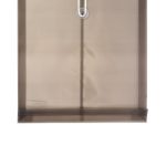SOBRE PLASTICO CARTA VERTICAL CON HILO COLOR HUMO PAQUETE CON 12 PIEZAS