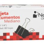 SUJETADOCUMENTOS NEXTEP MEDIANO 32MM 12 PZAS