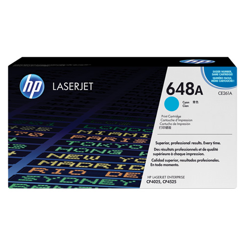 T143-165 TONER HP CYAN P/4025/4525 CE261A