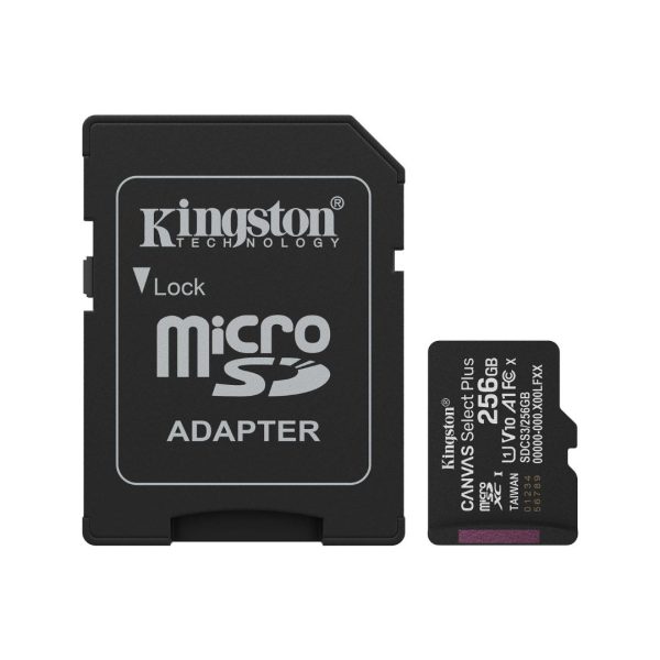 TARJETA-MICRO-SD-KINGSTON-CANVAS-SELECT-PLUS-256-GB-100R-A1-C10-CARD-ADAPTADOR-SDCS3-256GB_T071-146_2 TARJETA MICRO SD KINGSTON CANVAS SELECT PLUS 256 GB 100R A1 C10 CARD ADAPTADOR SDCS3/256GB