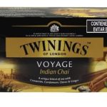 TE NEGRO TWININGS VOYAGE ESTILO INDIAN CHAI 25 SOBRES DE 2 G