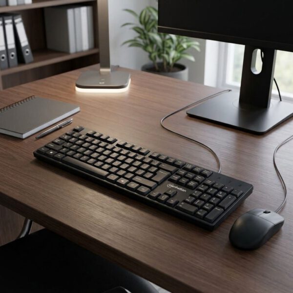TECLADO MANHATTAN 179324 USB FULL-SIZE CABLEADO