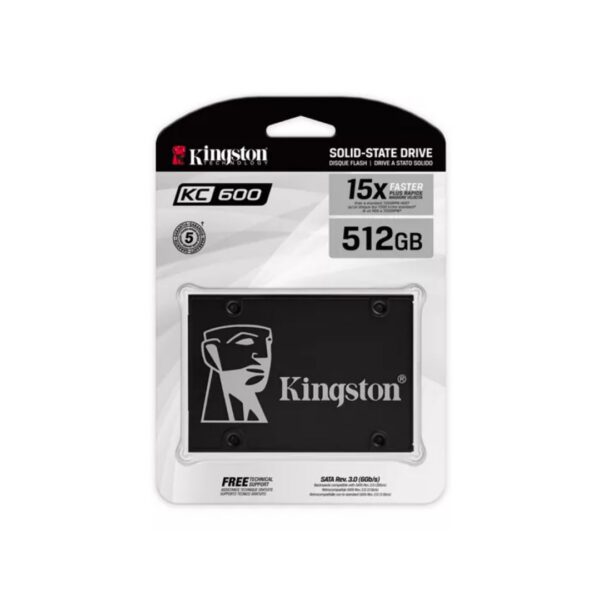 UNIDAD DE ESTADO SOLIDO KINGSTON KC600 256GB SATA 2.5 SKC600/256G