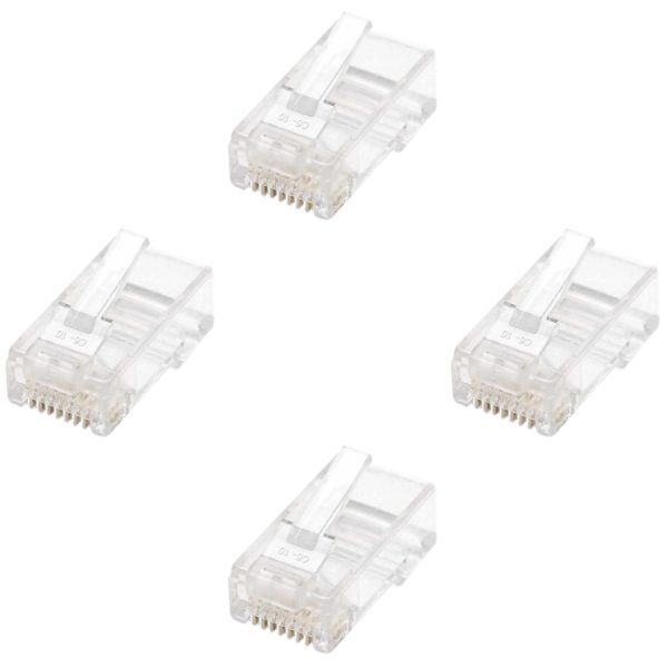 C001-056_3 PLUG MODULAR RJ45 UTP CAT6 502344 BOTE 100 PZ