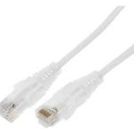 CABLE DE PARCHEO SLIM UTP CAT6A - 5 METROS - BLANCO