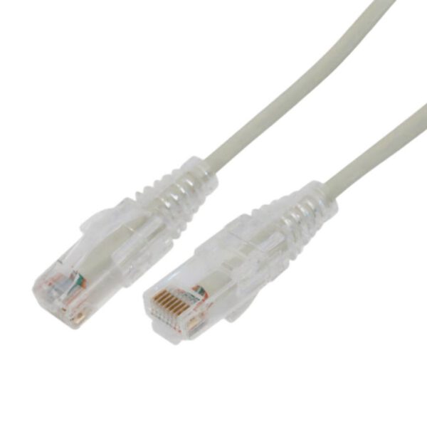 CABLE DE PARCHEO SLIM UTP CAT6A  5 METROS GRIS