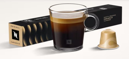 CAPSULAS NESPRESSO CON 10 CAPSULAS CARAMELLO
