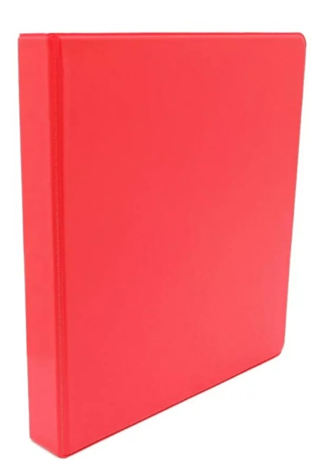CARPETA VINIL ROJA ARILLO EN O 1 PULGADA CARTA 9101RO PARA 200 HOJAS
