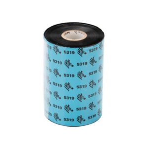 CINTA ZEBRA RIBBON CON CERA  5319 84MM X 74MM 12PZ