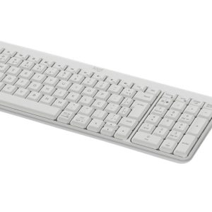COMBO TECLADO Y MOUSE LOGITECH MK250 BLANCO