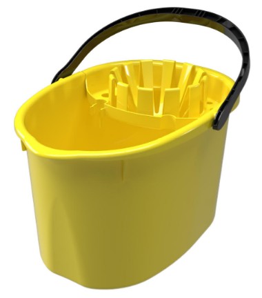 CUBETA CON EXPRIMIDOR 17 LITROS AMARILLO 9173AM