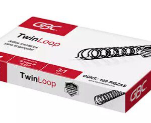 ESPIRAL-TWIN-LOOP-METALICO-NEGRO-1-4-PULGADAS-PASO-3-1CON-100-PZS_E102-216_1-1 ESPIRAL TWIN LOOP METALICO NEGRO 1/4 PULGADAS PASO 3:1CON 100 PZS