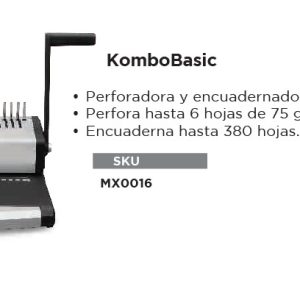 MAQUINA ENGARGOLADORA GBC KOMBO BASIC MX0016