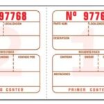 MARBETE PARA INVENTARIO B-4003 CON 500 PZAS PRINTAFORM