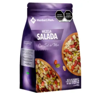 MEZCLA SALADA MEMBER'S MARK DE CACAHUATES Y SEMILLAS 850 G