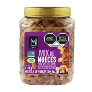 MIX DE NUECES CON SAL DE MAR 1.13 KILOGRAMOS MEMBERS MARK