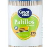 PALILLOS GREAT VALUE ENVASE CON 275 PIEZAS