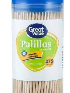 PALILLOS-GREATE-VALUE-ENVACE-CON-275-PIEZAS_P013-002_1 PALILLOS GREAT VALUE ENVASE CON 275 PIEZAS