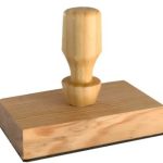 SELLO DE MADERA PERSONALIZADO 6 CM X 4 CM