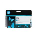 TINTA HP DESIGNJET 738 130ML COLOR CIAN/ 498N5A